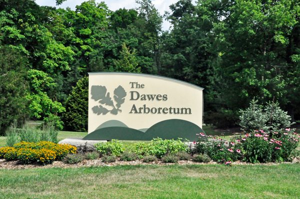 The Dawes Arboretum sign